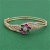 American Diamond Openable kada with Carat Plating