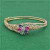 American Diamond Openable kada with Carat Plating