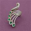 American Diamond Birds Ring with Mehndi Plating