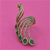 American Diamond Birds Ring with Mehndi Plating