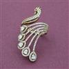 American Diamond Birds Ring with Mehndi Plating