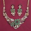 American Diamond Classic Necklace with Carat Plating