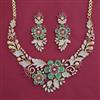 American Diamond Classic Necklace with Carat Plating