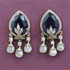 American Diamond Classic Earring with Mehndi Plating