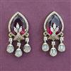 American Diamond Classic Earring with Mehndi Plating