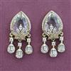 American Diamond Classic Earring with Mehndi Plating