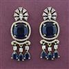 American Diamond Classic Earring with Mehndi Plating