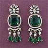 American Diamond Classic Earring with Mehndi Plating