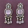American Diamond Classic Earring with Mehndi Plating