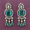 American Diamond Classic Earring with Mehndi Plating