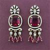 American Diamond Classic Earring with Mehndi Plating