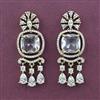 American Diamond Classic Earring with Mehndi Plating