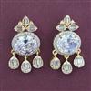 American Diamond Classic Earring with 2 Tone Plating