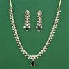 American Diamond Delicate Necklace with 2 Tone Plating