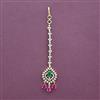 American Diamond Classic Tikka with 2 Tone Plating