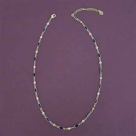 American Diamond Delicate Chain with Gold Plating