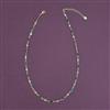 American Diamond Delicate Chain with Gold Plating
