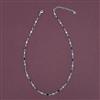 American Diamond Delicate Chain with Rhodium Plating