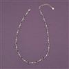 American Diamond Delicate Chain with Gold Plating