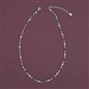 American Diamond Delicate Chain with Rhodium Plating