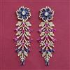 American Diamond Long Earring with Carat Plating