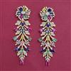 American Diamond Long Earring with Carat Plating