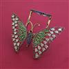 American Diamond Birds Ring with Mehndi Plating