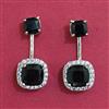 American Diamond Classic Earring with Rhodium Plating