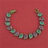 American Diamond Classic Bracelet With Mehndi Plating
