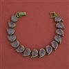 American Diamond Classic Bracelet With Mehndi Plating