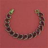 American Diamond Classic Bracelet With Mehndi Plating
