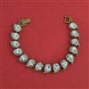 American Diamond Classic Bracelet With Mehndi Plating