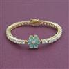 American Diamond Classic Bracelet with Gold Plating
