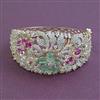 American Diamond Broad Kada with Carat Plating