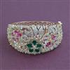American Diamond Broad Kada with Carat Plating