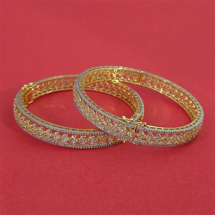 American Diamond 2 Pc with 2 Tone Plating