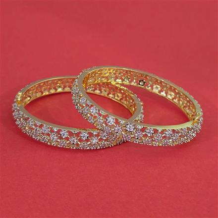 American Diamond 2 Pc with 2 Tone Plating