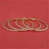American Diamond 4 Pc Classic Bangles with Carat Plating