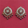 American Diamond Pearl Earring with Gold Plating