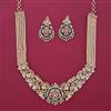 American Diamond Choker Necklace with Carat Plating