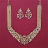 American Diamond Choker Necklace with Carat Plating