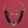 American Diamond Choker Necklace with 2 Tone Plating