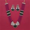 American Diamond Birds Necklace with 2 Tone Plating