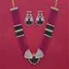 American Diamond Birds Necklace with 2 Tone Plating