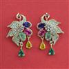 American Diamond Birds Earring with Carat Plating