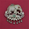 American Diamond Classic Brooch with Carat Plating
