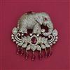 American Diamond Classic Brooch with Carat Plating