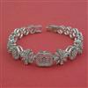 American Diamond Classic Bracelet with Rhodium Plating