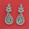 American Diamond Classic Earring with Rhodium Plating