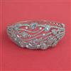 American Diamond Openable kada with Rhodium Plating 2 Tone Plating Mehndi Plating